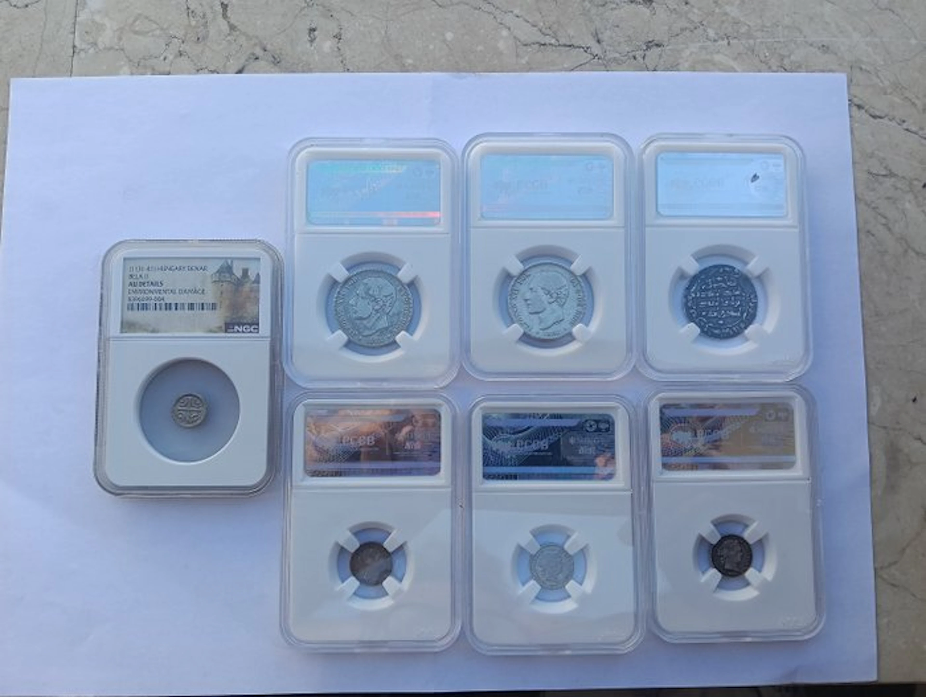Europe Lote 7 Monedas Plata: Al-Ándalus