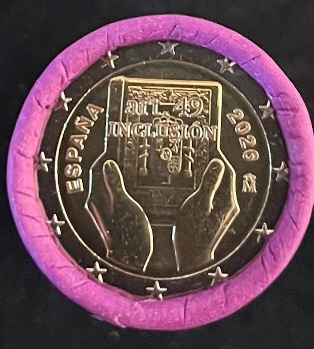 Spain. 2 Euro 2026 "Inclusion" (25 coins) in roll (No reserve price)