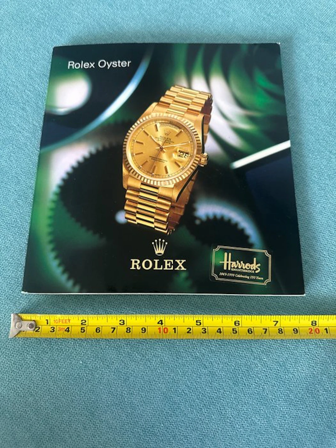 Rolex - Year 1999 - Big Size Catalogue - Harrods UK