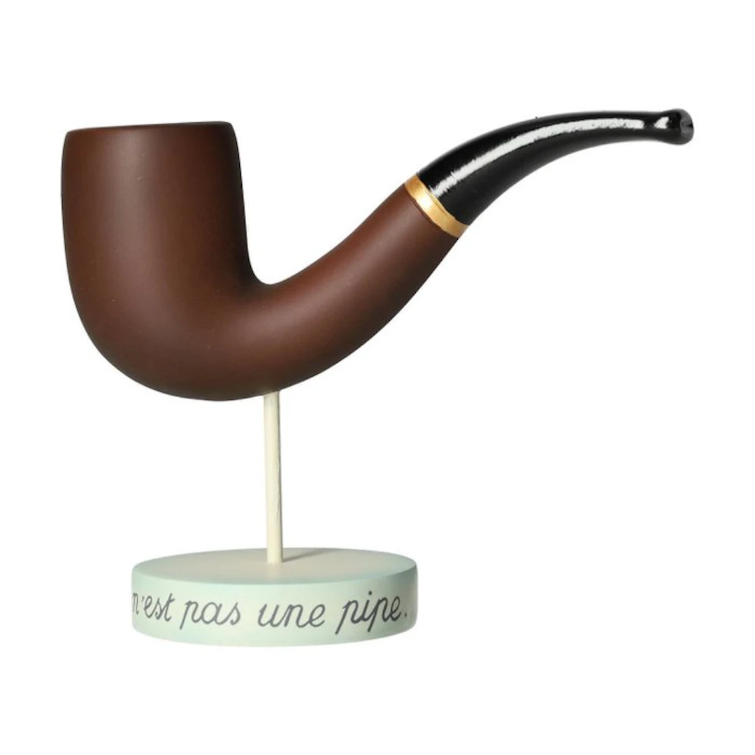Figurine - Ceci n’est pas une pipe - Resin