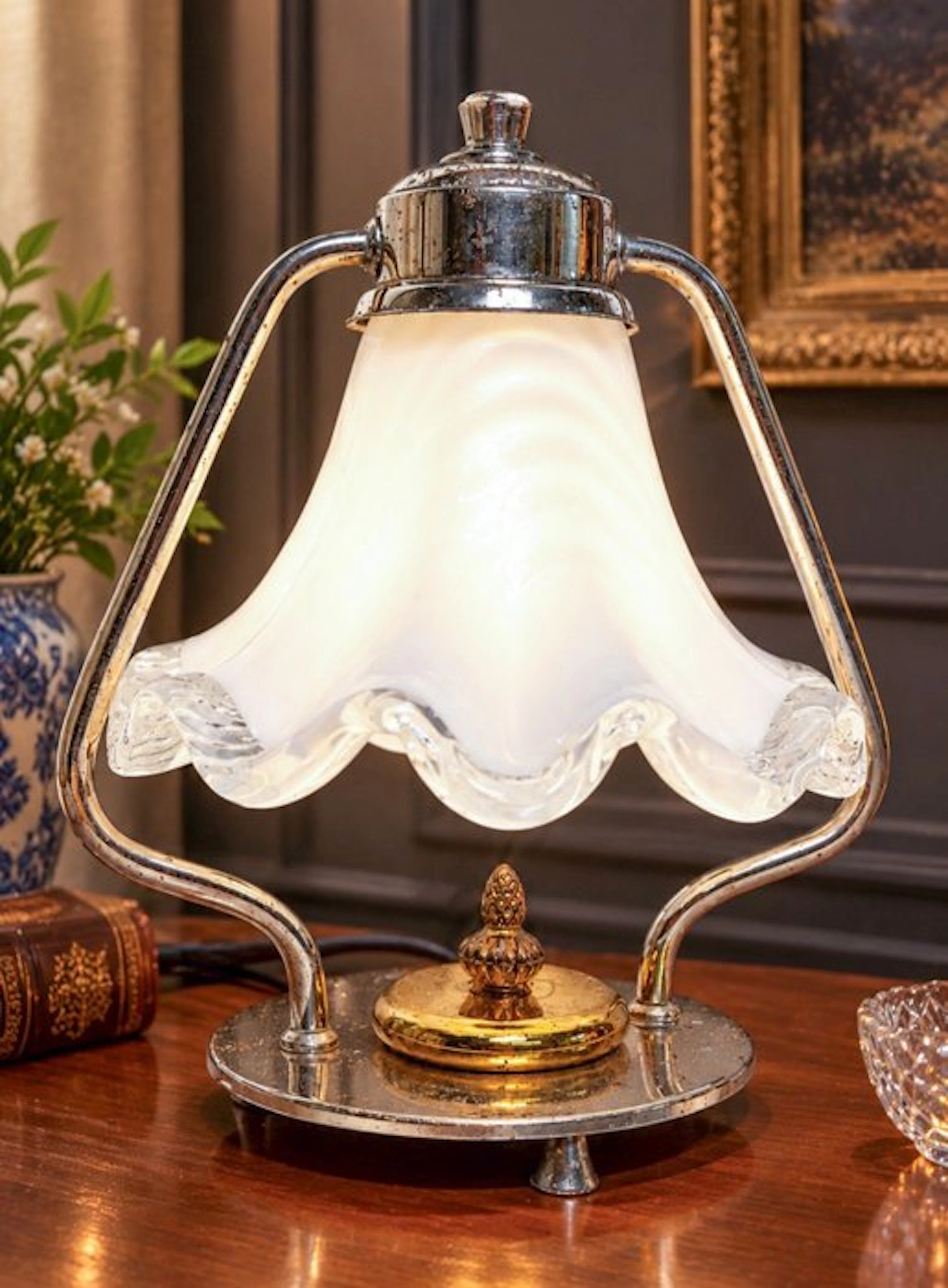Lamp - Glass, Metal