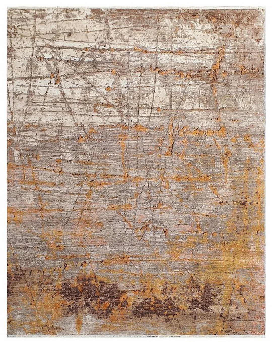 Designer silk rug - Rug - 309 cm - 244 cm