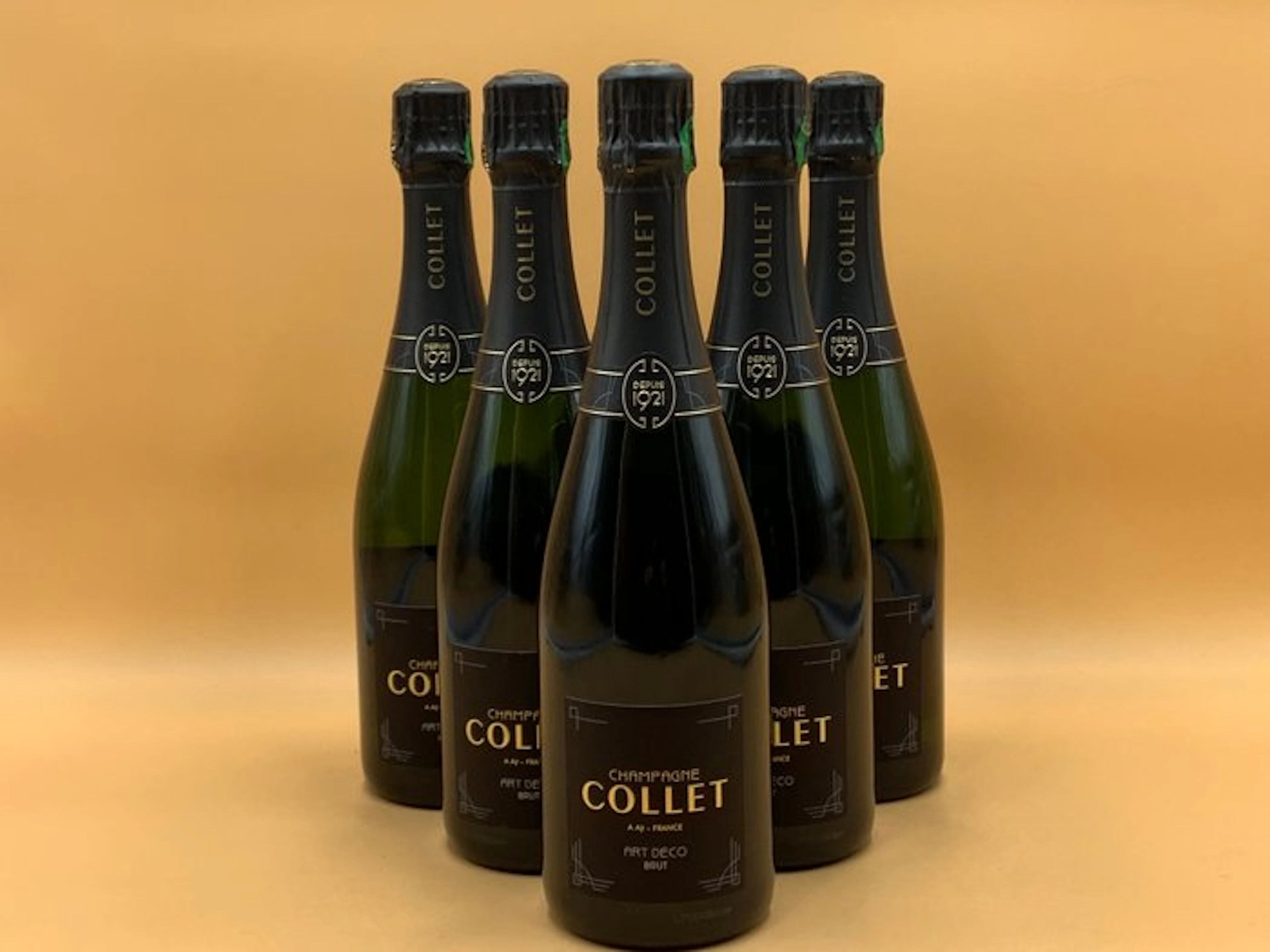 Collet, Brut Art Deco - Champagne Brut - 6 Bottles (0.75L)