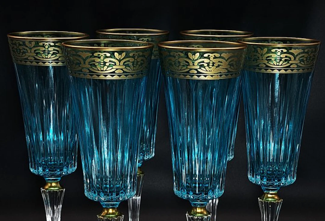 Artemisia - Champagne flute (6) - Crystal