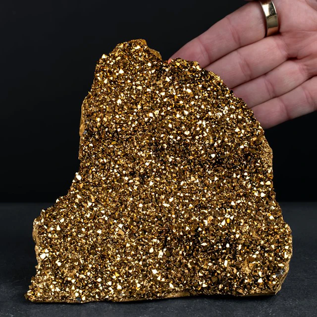 Golden Aura Magic Amethyst from Uruguay – Magical golden...