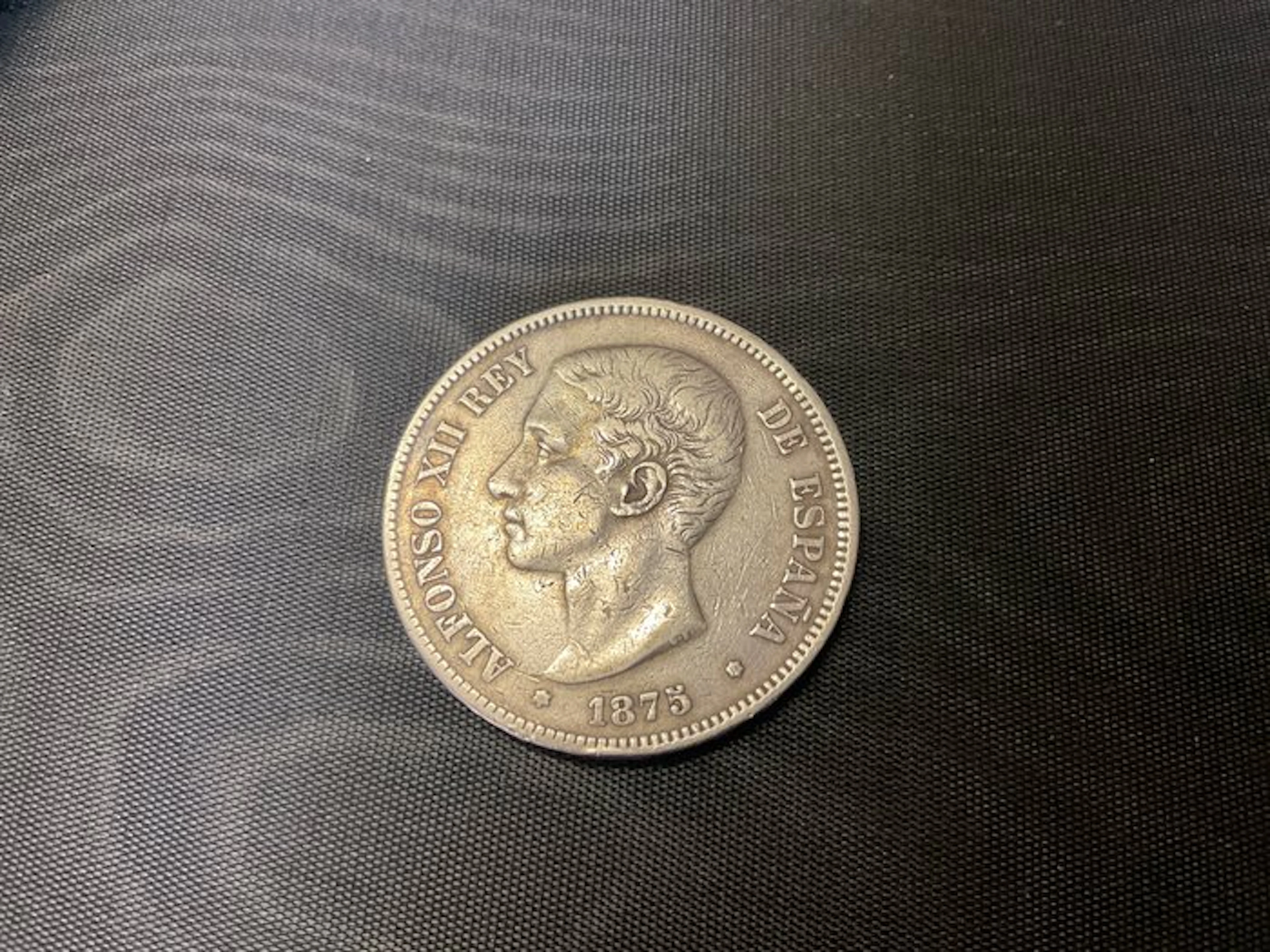 Spain. Alfonso XII. 5 Pesetas 1875 (No reserve price)