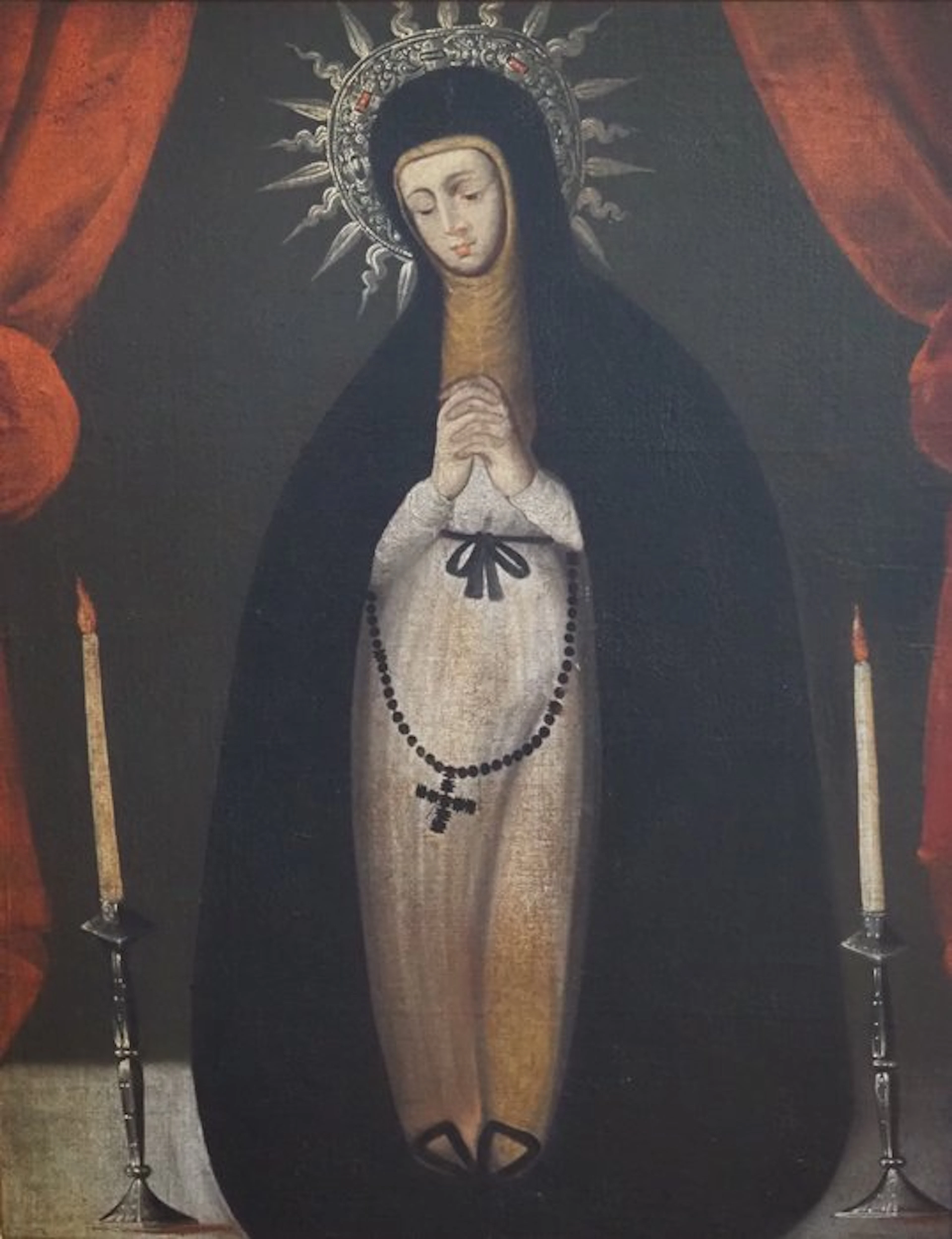 Spanish colonial school (XVIII) - Our Lady of Solitude