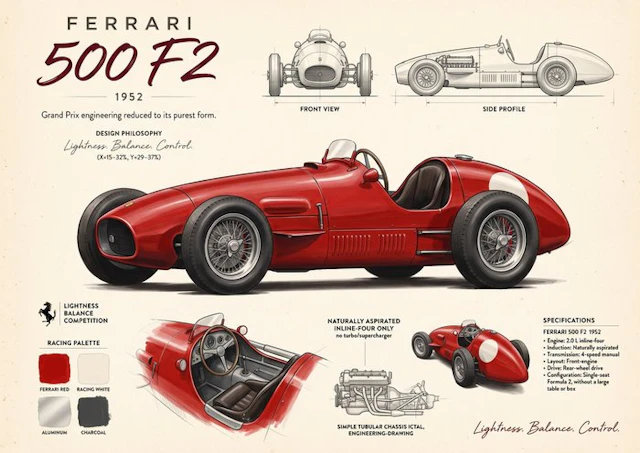 Shmidt.Art - Ferrari - Ferrari 500 F2 - 1950s