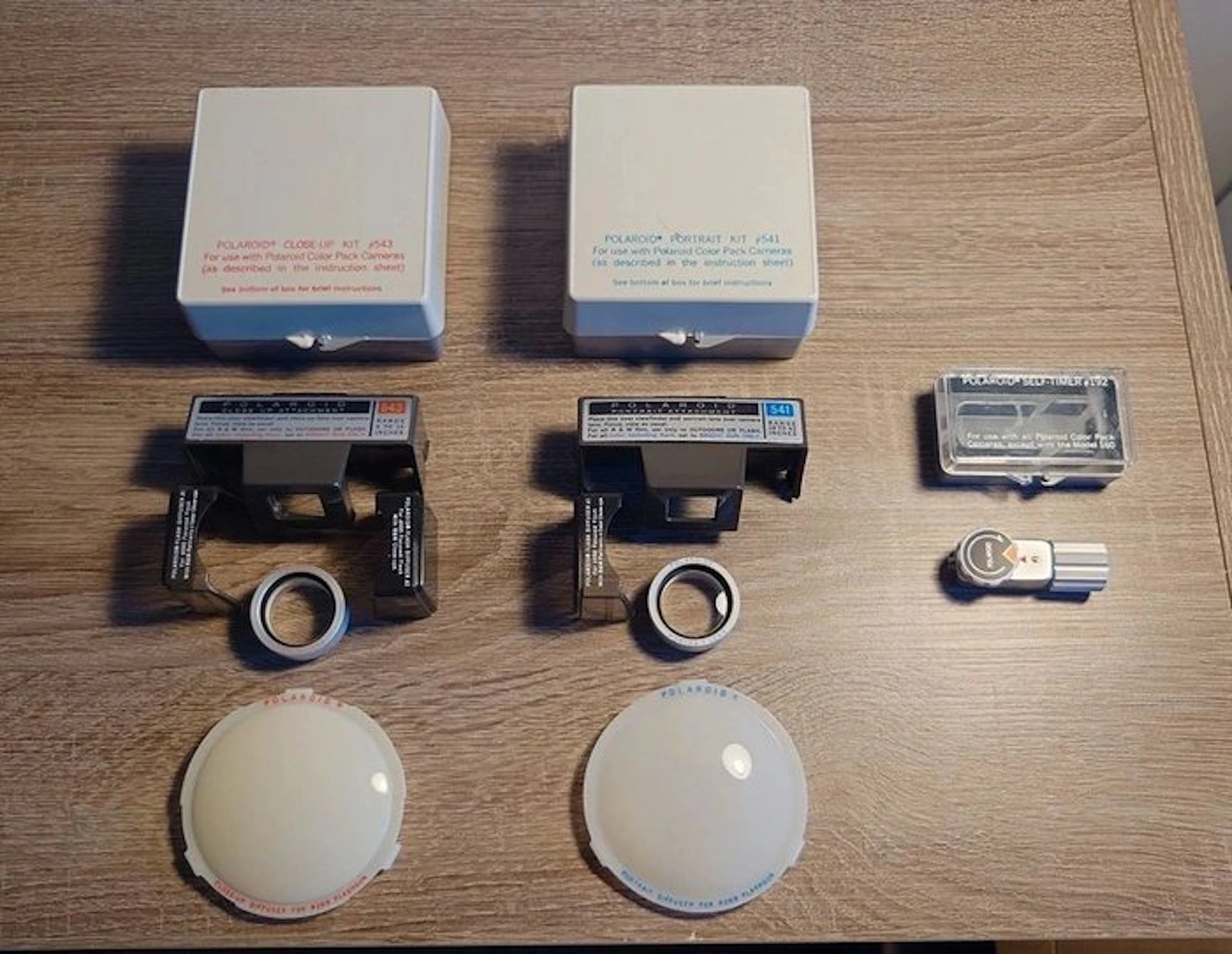 Polaroid ColorPack self timer #192 + Portrait Kit #541 +...