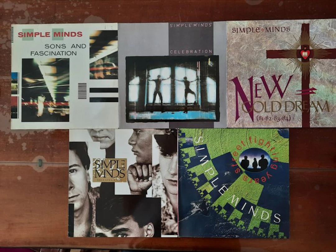 Simple Minds - 5 x Album - Multiple titles - Single vinyl record - 1981