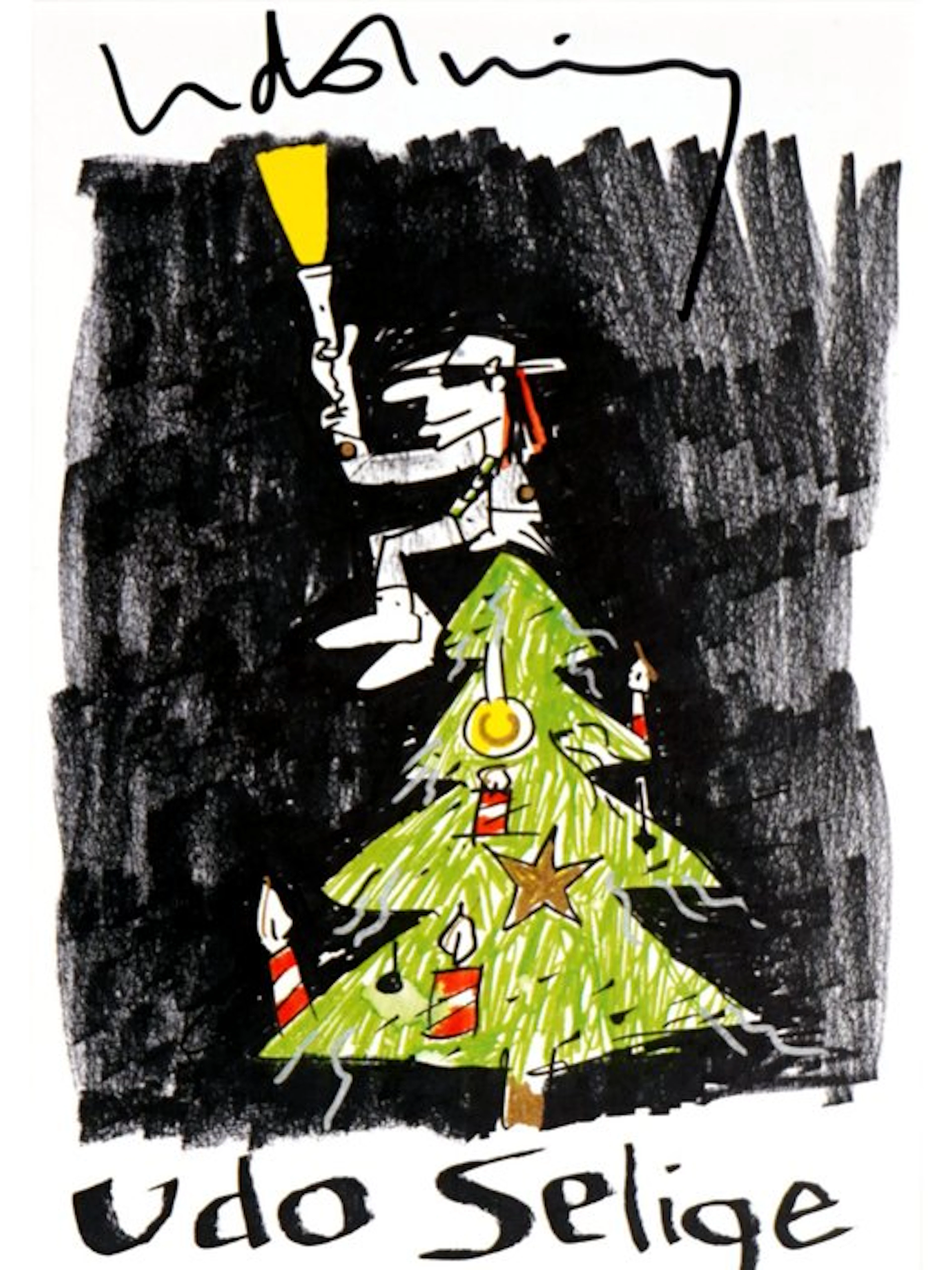 Udo Lindenberg (1946) - Udo Selige - signiert - gerahmt - 2012