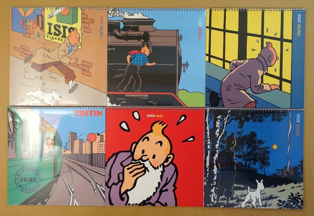 Tintin - 6 Calendars - Tintin - 2005
