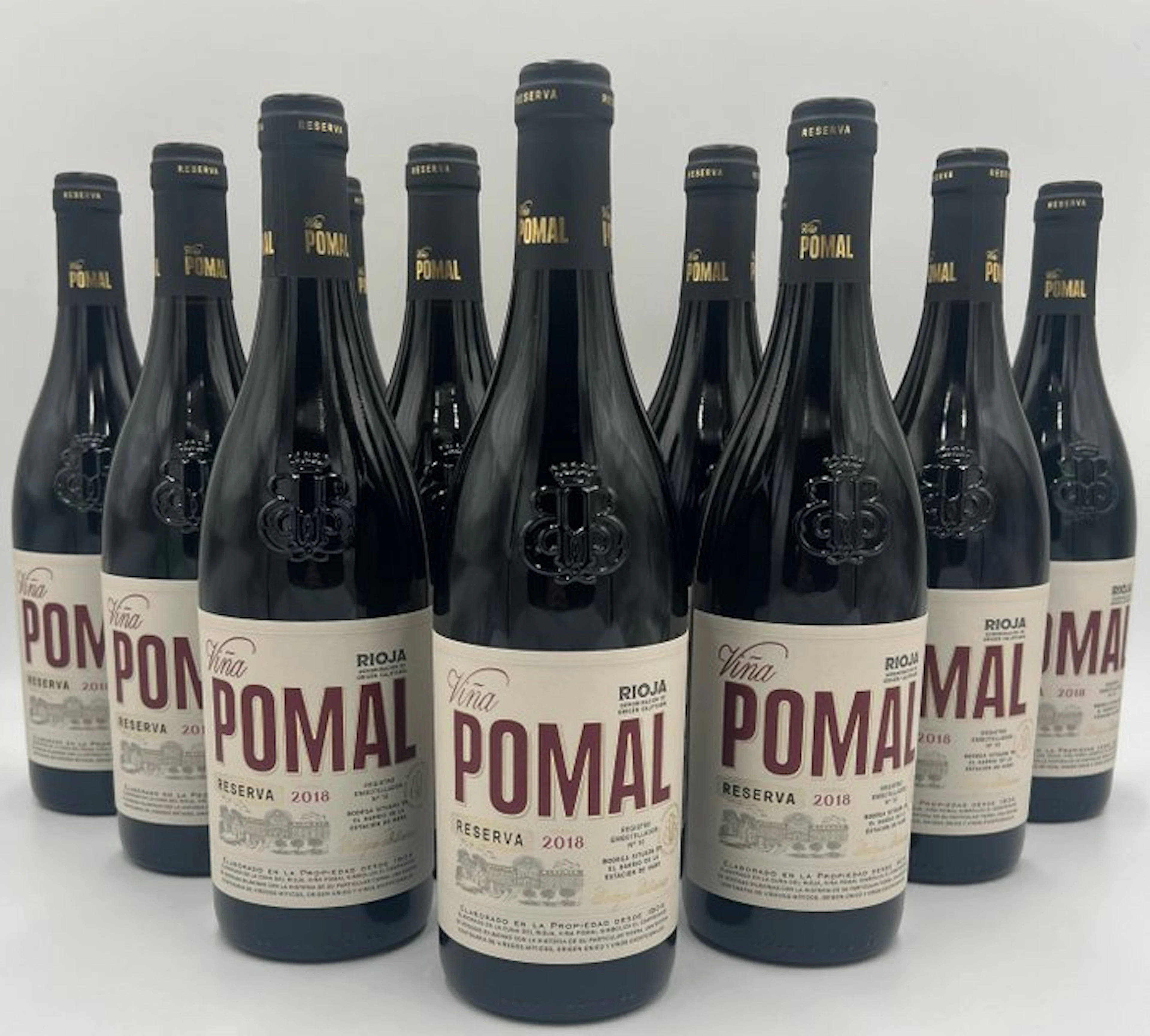 2018 Bodegas Bilbainas, Vinā Pomal - Rioja Reserva - 12 Bottles (0.75L)
