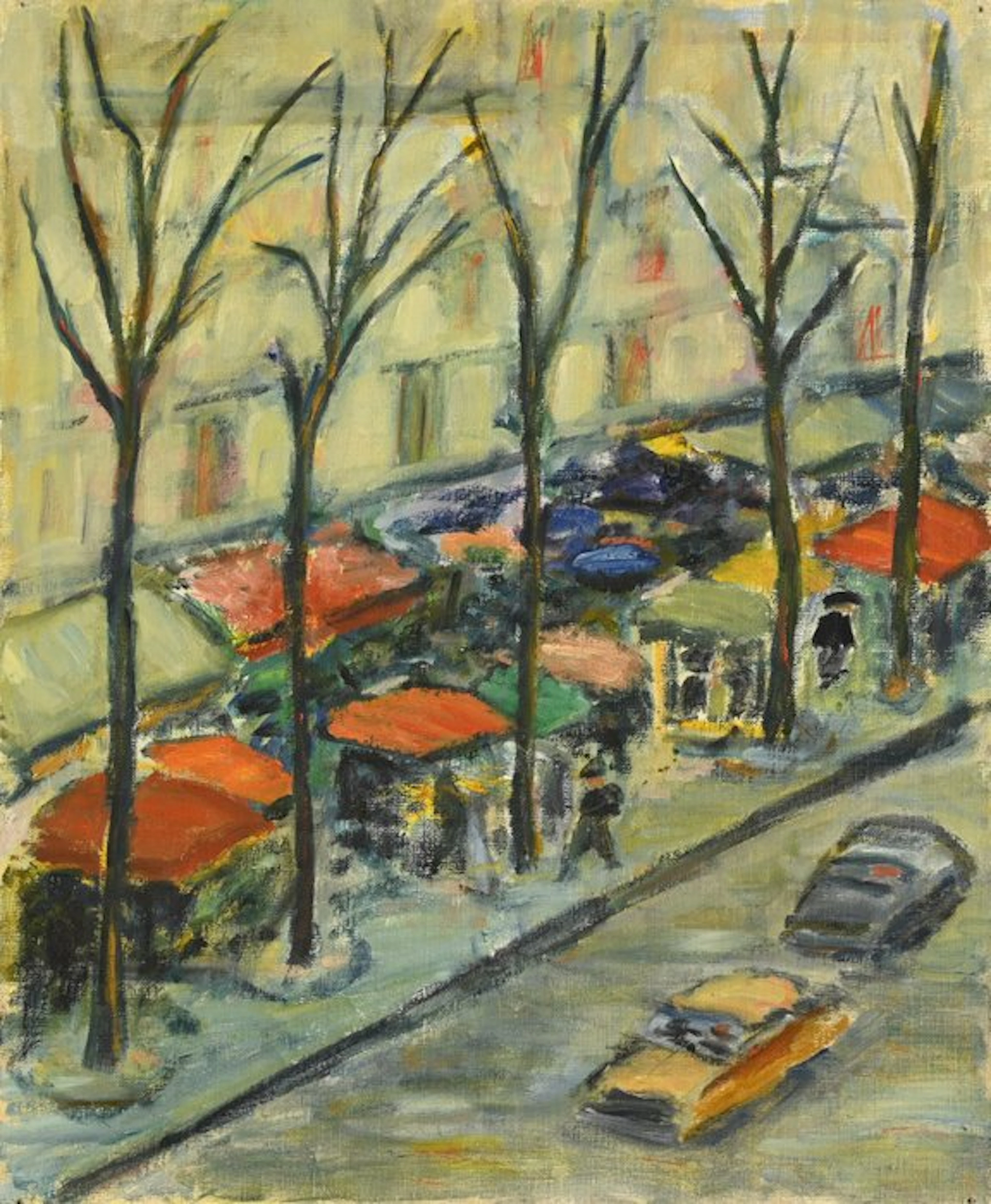 Lyne Seybel (1919-2009) - Paris, le marché
