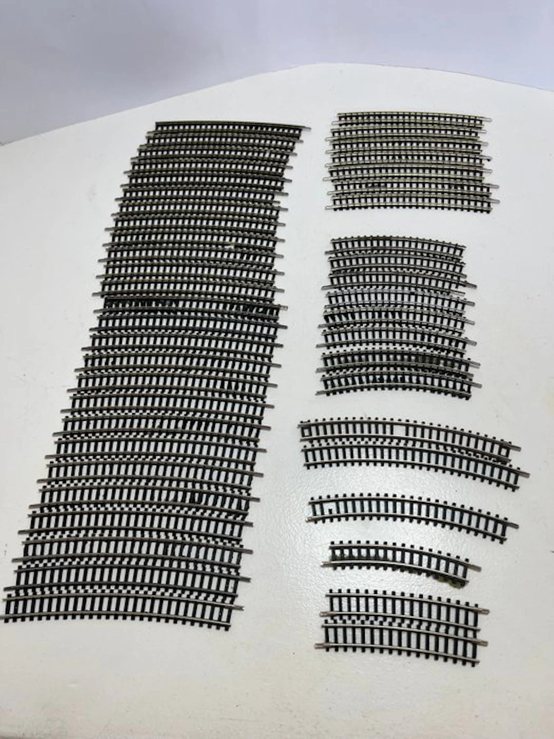 Roco, Trix N - Model train tracks (47) - Several curved...