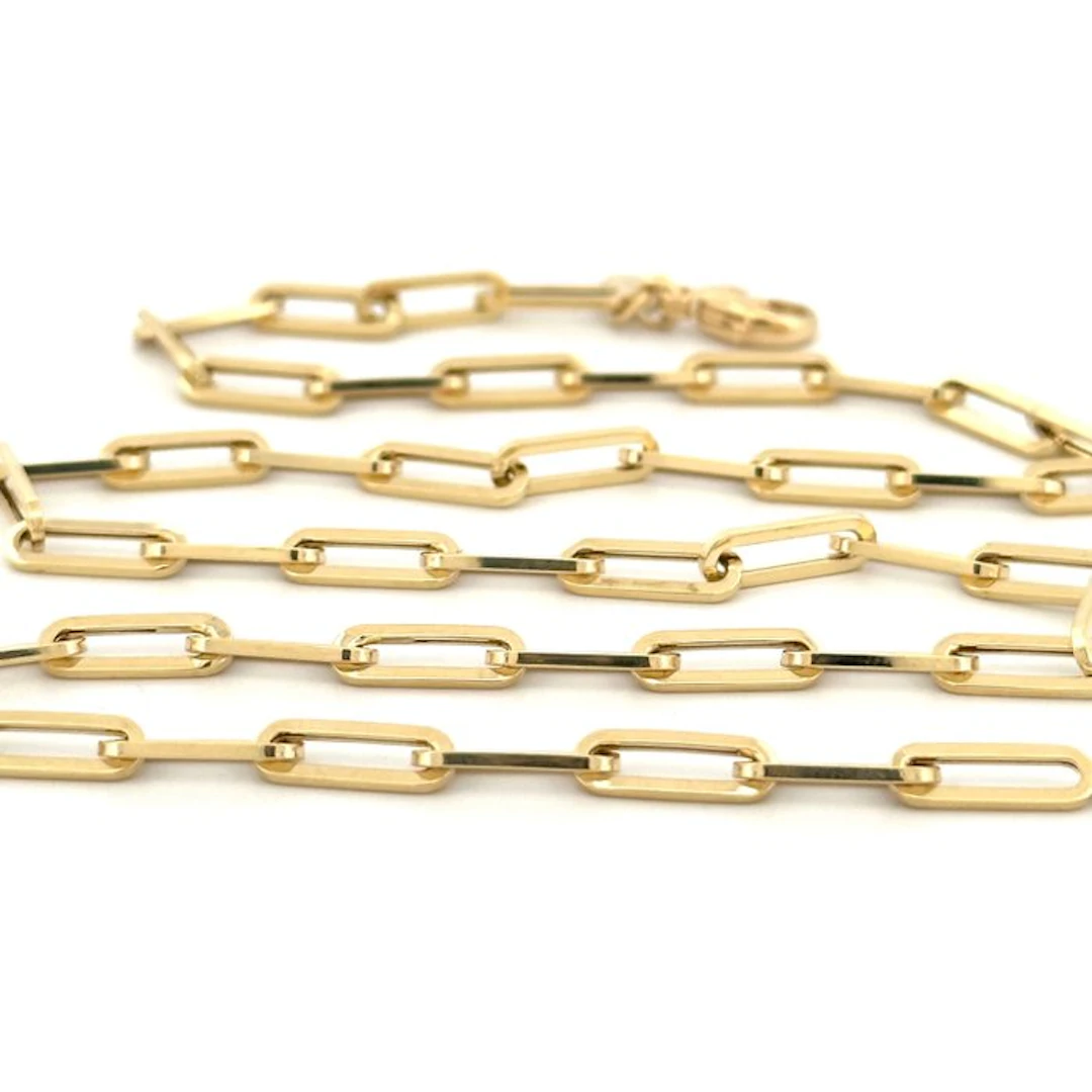 Necklace - 18 kt. Yellow gold - Rolò - 60 cm