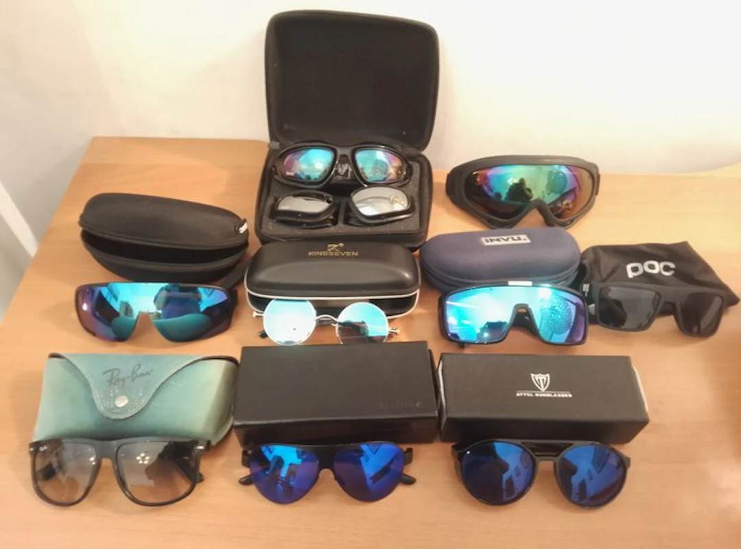 Themed collection - SET/COLLECTION NO.9 - PAIRS OF POLARIZED SUNGLASSES