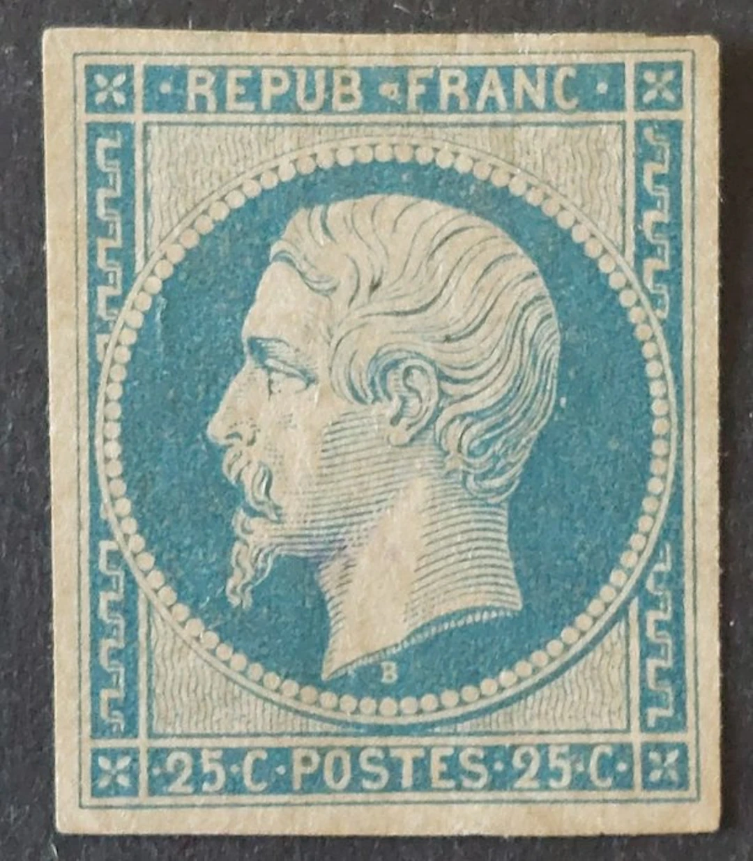 France 1852 - Prince-President Louis-Napoléon, 25 c. blue - Yvert 10