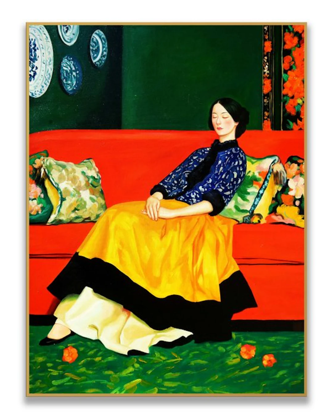 Matteo - Repose in Jade and Gold