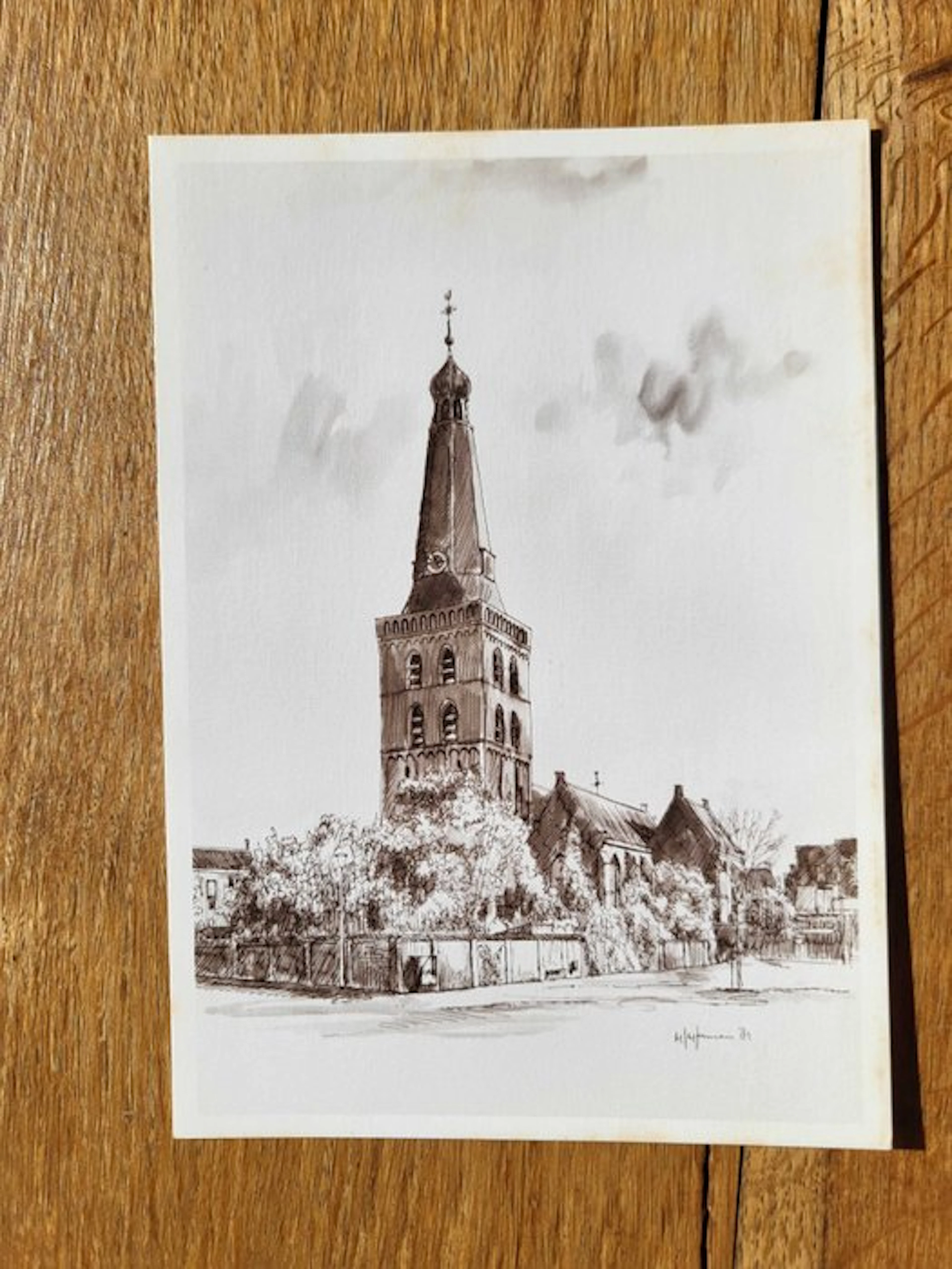 Netherlands - Cityscapes DRAWN - Postcard (80) - 1980-1999
