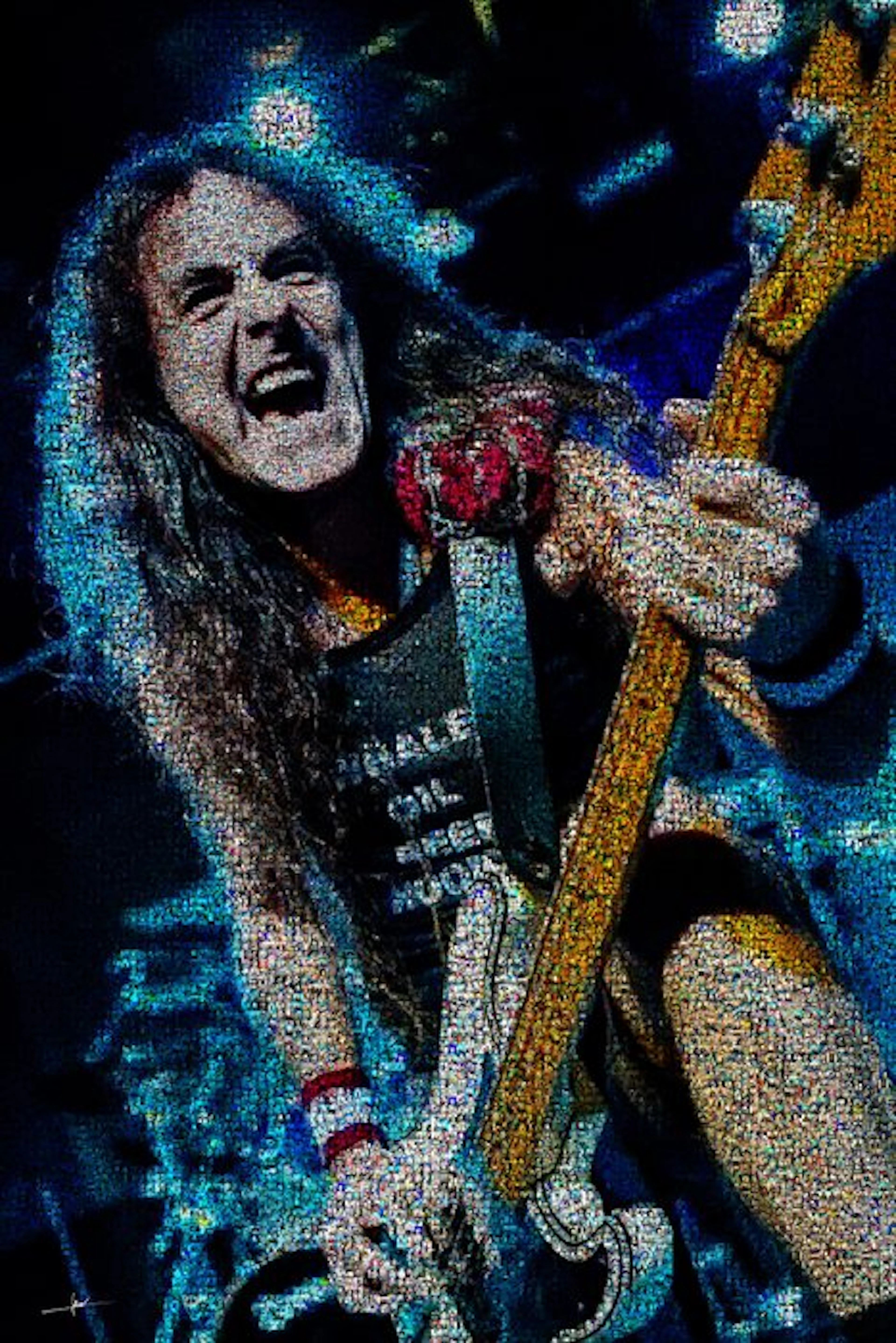 David Law - Crypto Steve Harris II - Iron maiden - Format XL 50x75