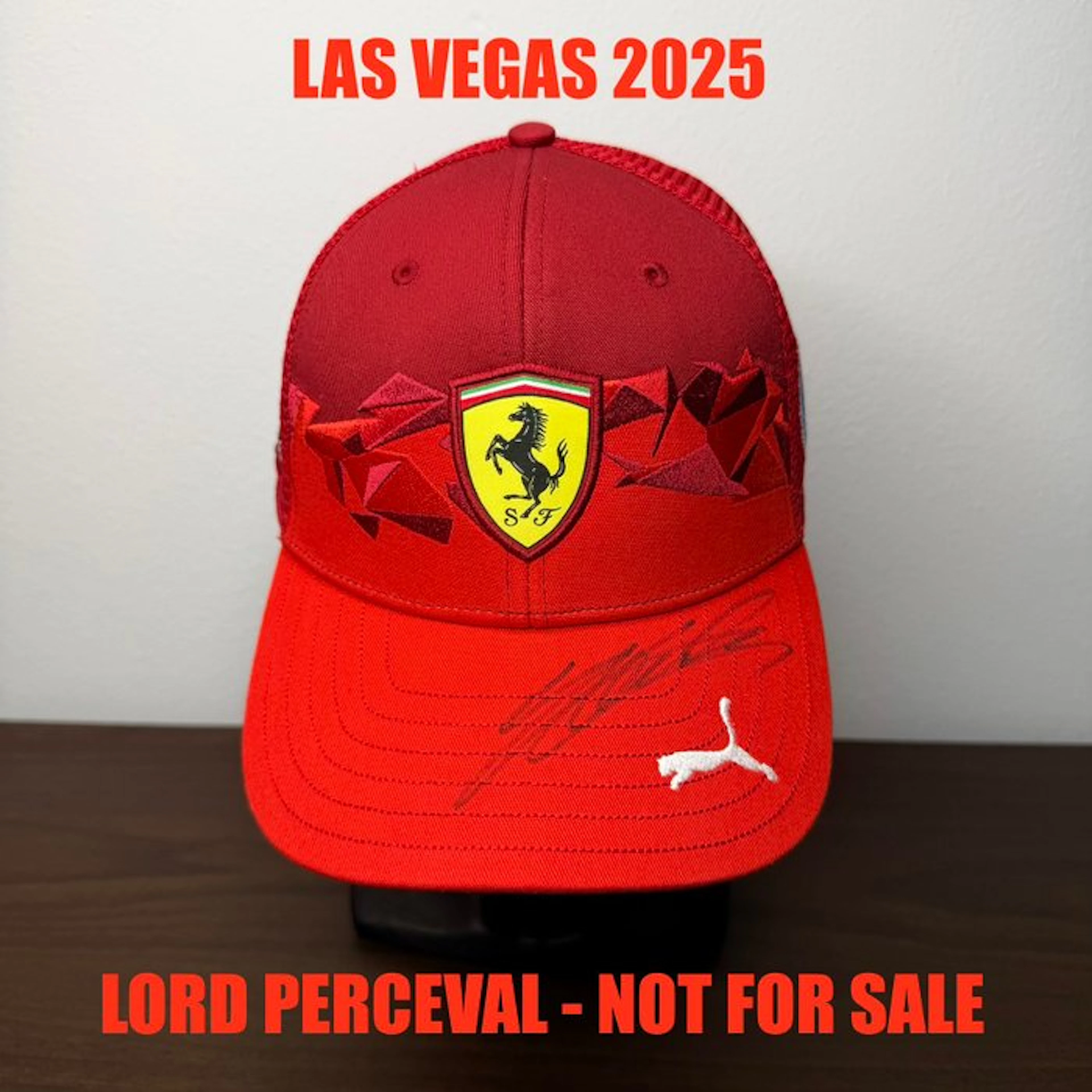 Ferrari - Las Vegas Grand Prix - Charles Leclerc - 2025 - Baseball cap