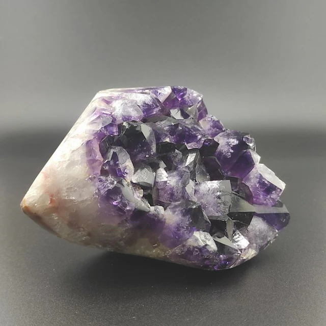 Amethyst Drusa - Height: 8 cm - Width: 9 cm- 890 g - (1)