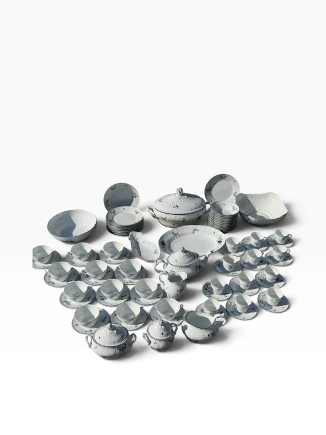 Richard Ginori - Table service for 12 (80) - Porcelain - Rare, hard to find.