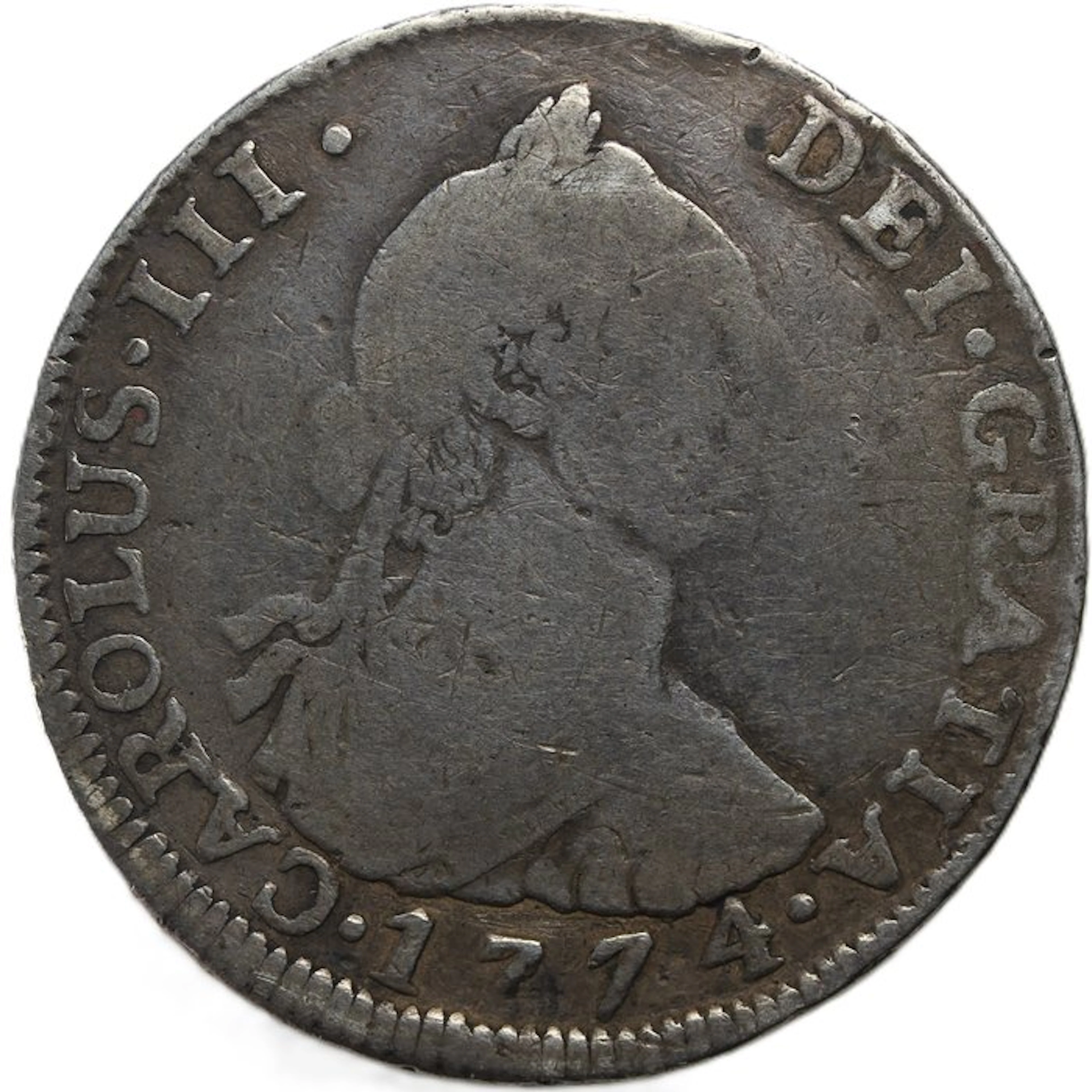 Spain. Carlos III. 4 Reales 1774 Potosí JR (No reserve price)