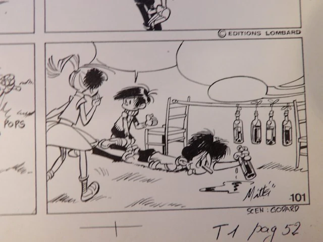 Mittéï - 1 x proof - Modeste et Pompon / Ton en Tinneke - jaren ' 70