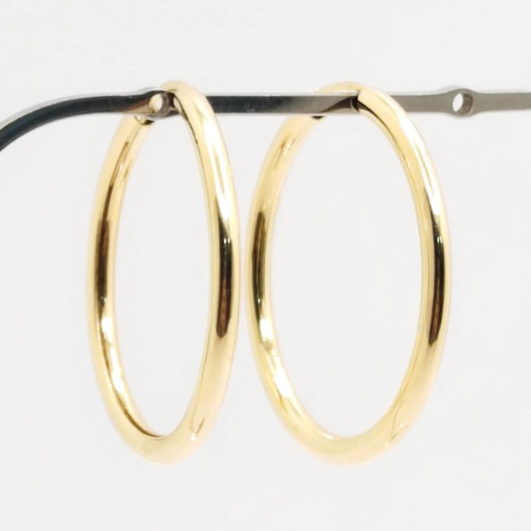 No reserve price - Earrings - 18 kt. Yellow gold