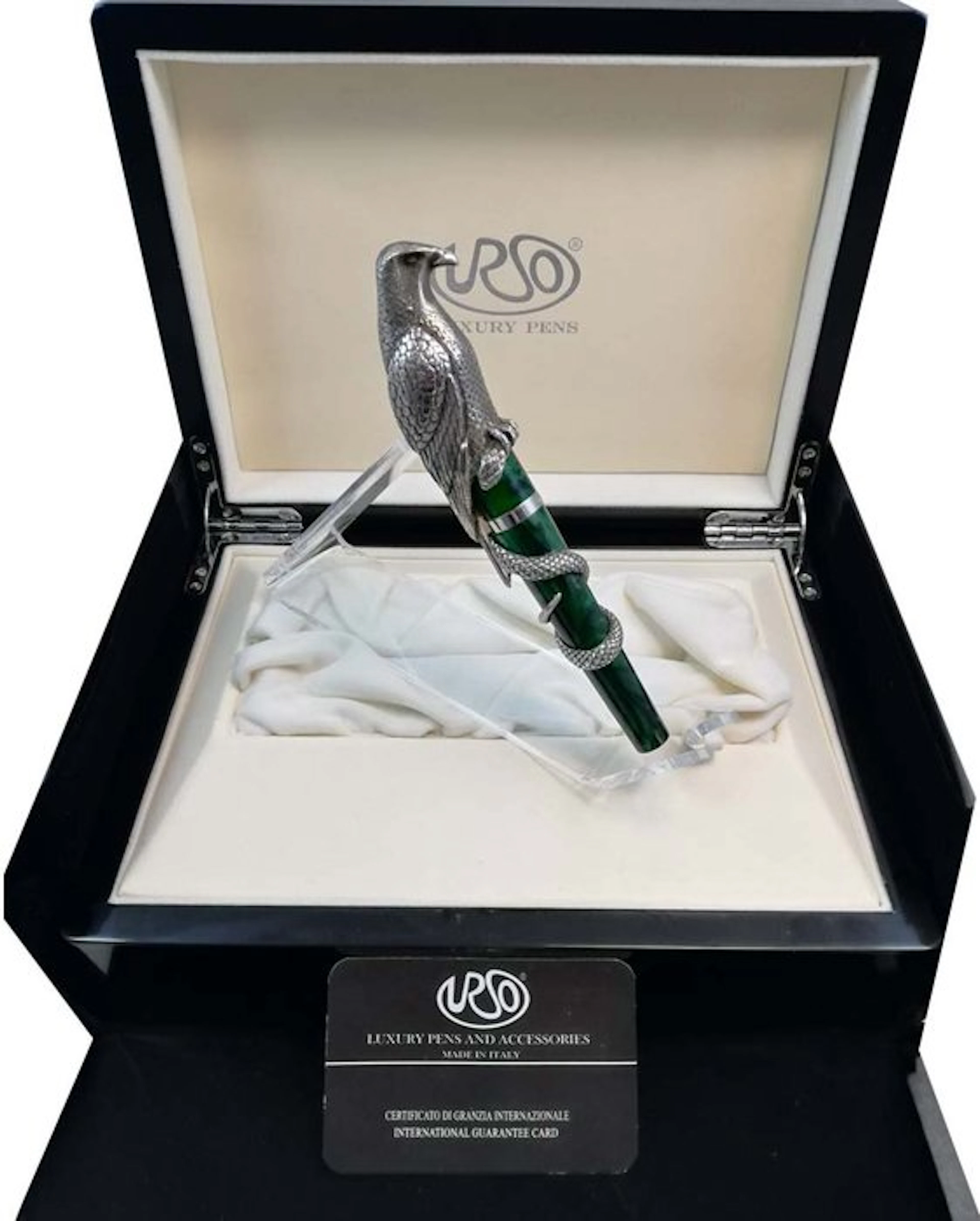 Urso - Fountain pen ball Falco in sterling silver - Fountain pen