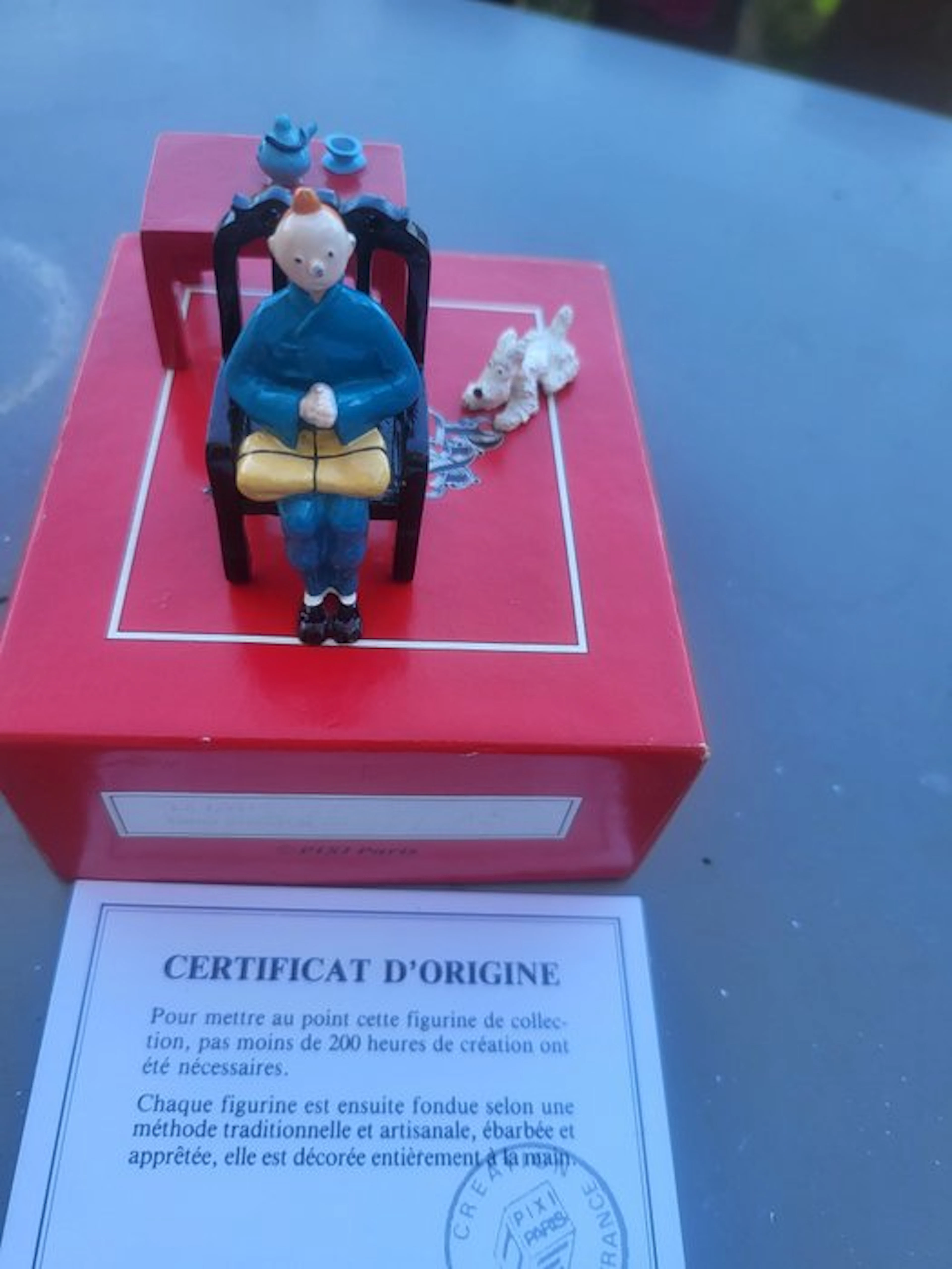 Pixi - Tintin - 1 - Tintin assis sur chaise
