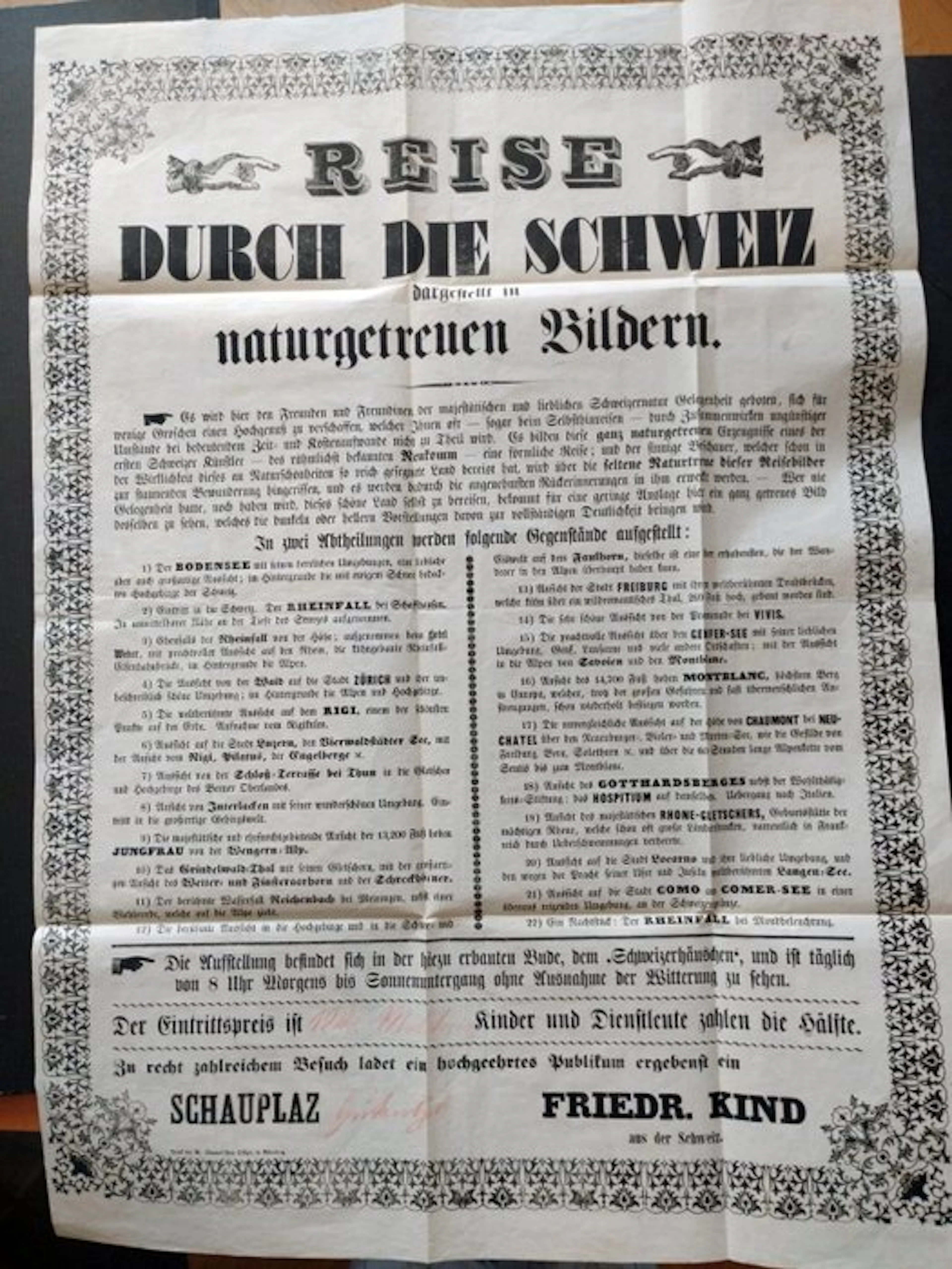 Reise durch die Schweiz in naturgetreuen Bildern - 1855