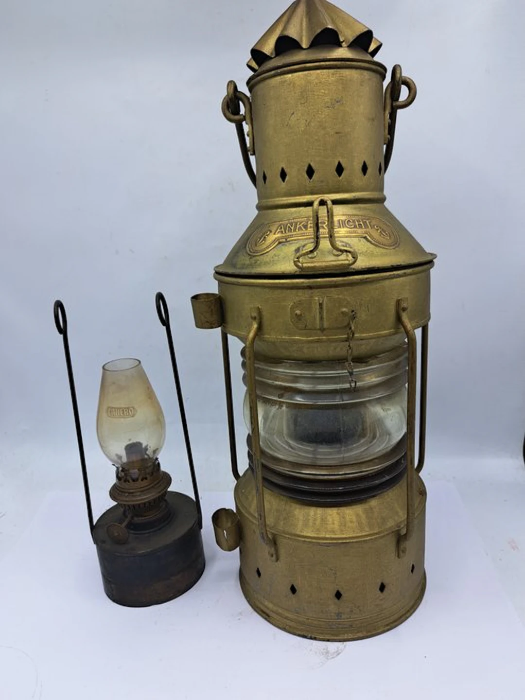 Masthead lamp - Copper, Brass, Glass