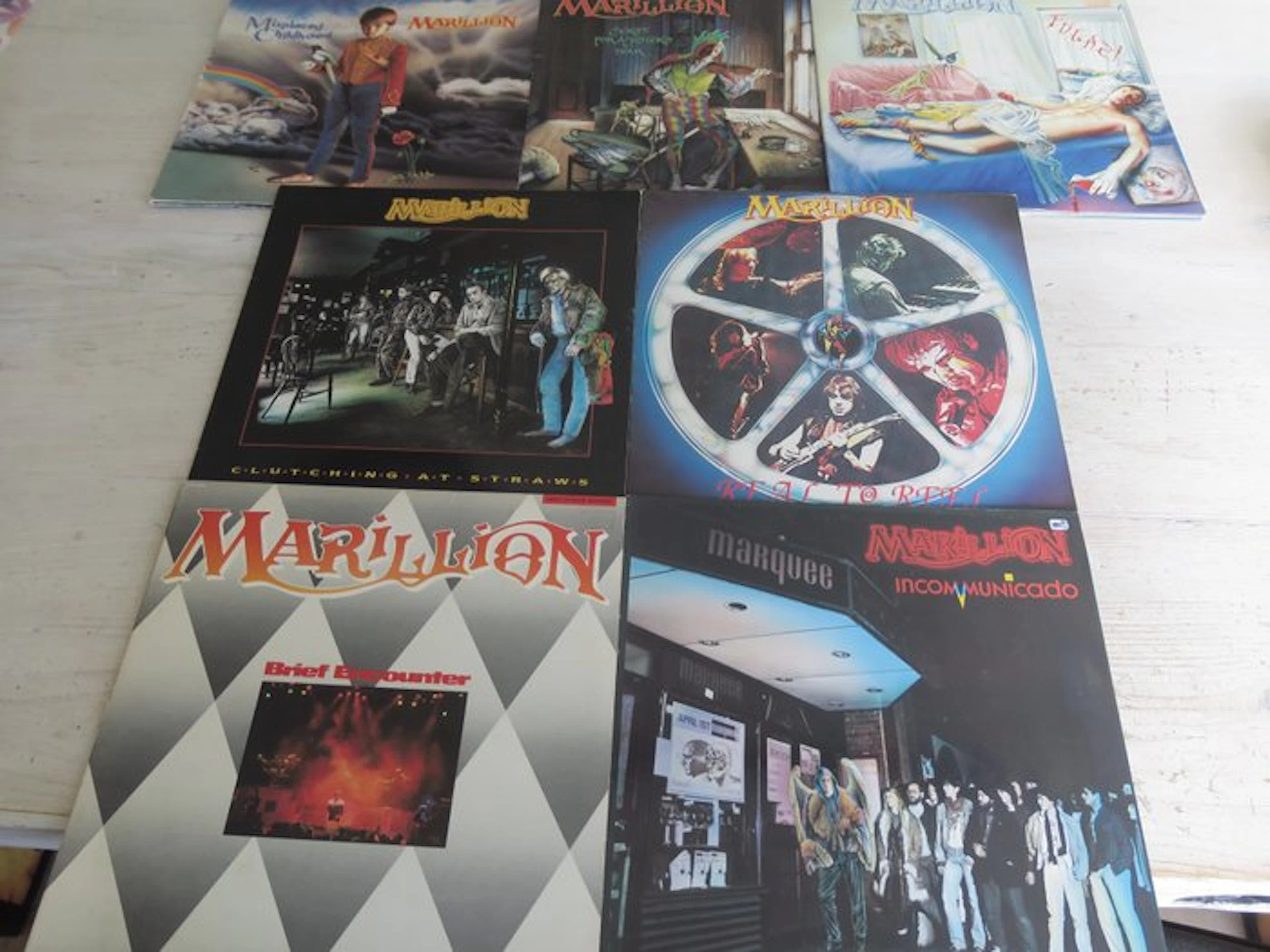 Marillion - Nice Lot with 7 great records of Top...