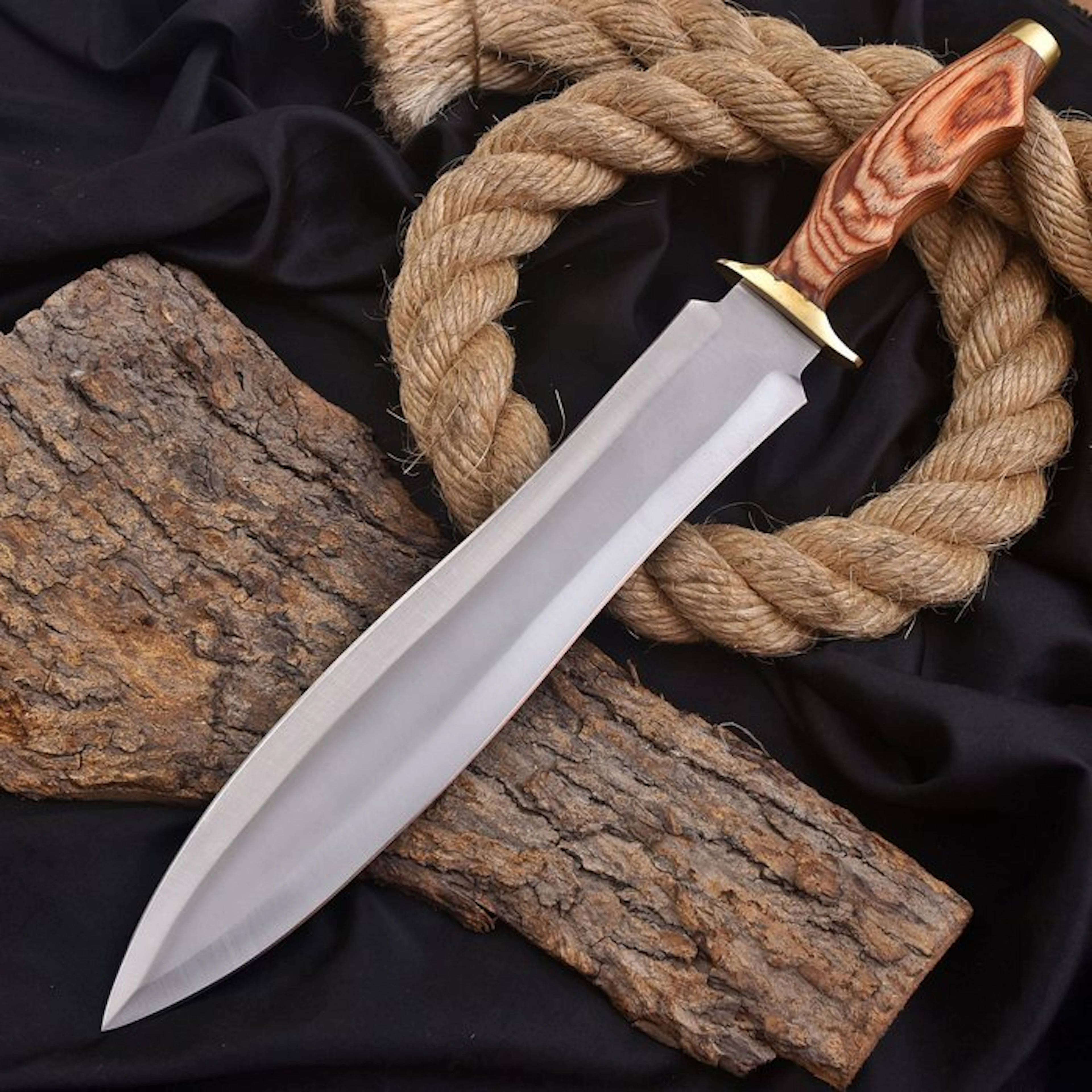 Kitchen knife - Chef's knife - Pakka wood and High...