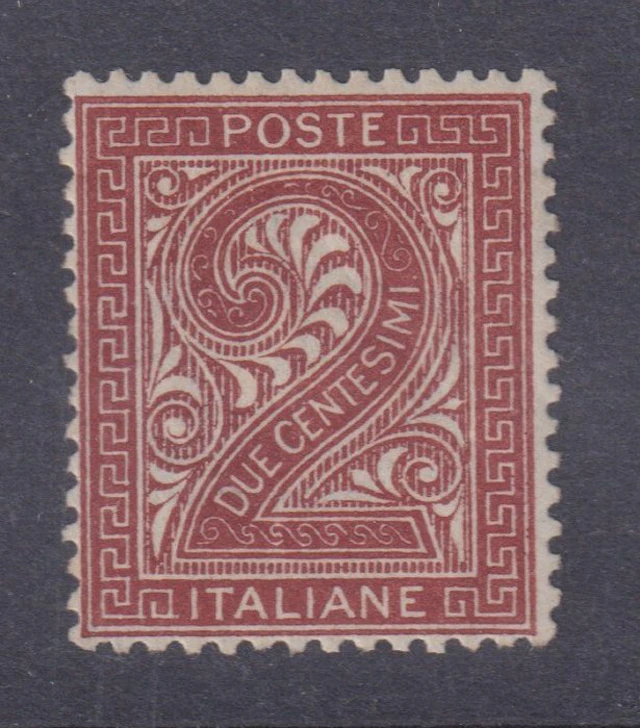 Italy Kingdom 1865 - Figure 2c De La Rue print run