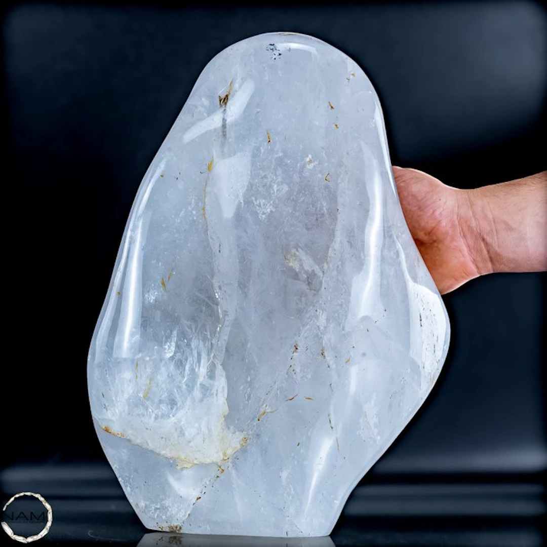Majestic freeform from natural Lemurian quartz from Brazil – 16 kg