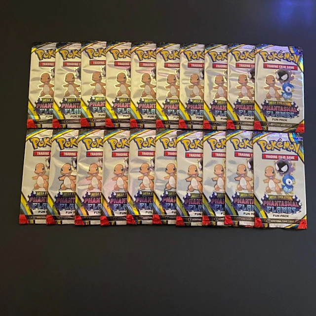 Pokémon - 20 Booster pack - 20x Phantasmal Flames fun pack booster