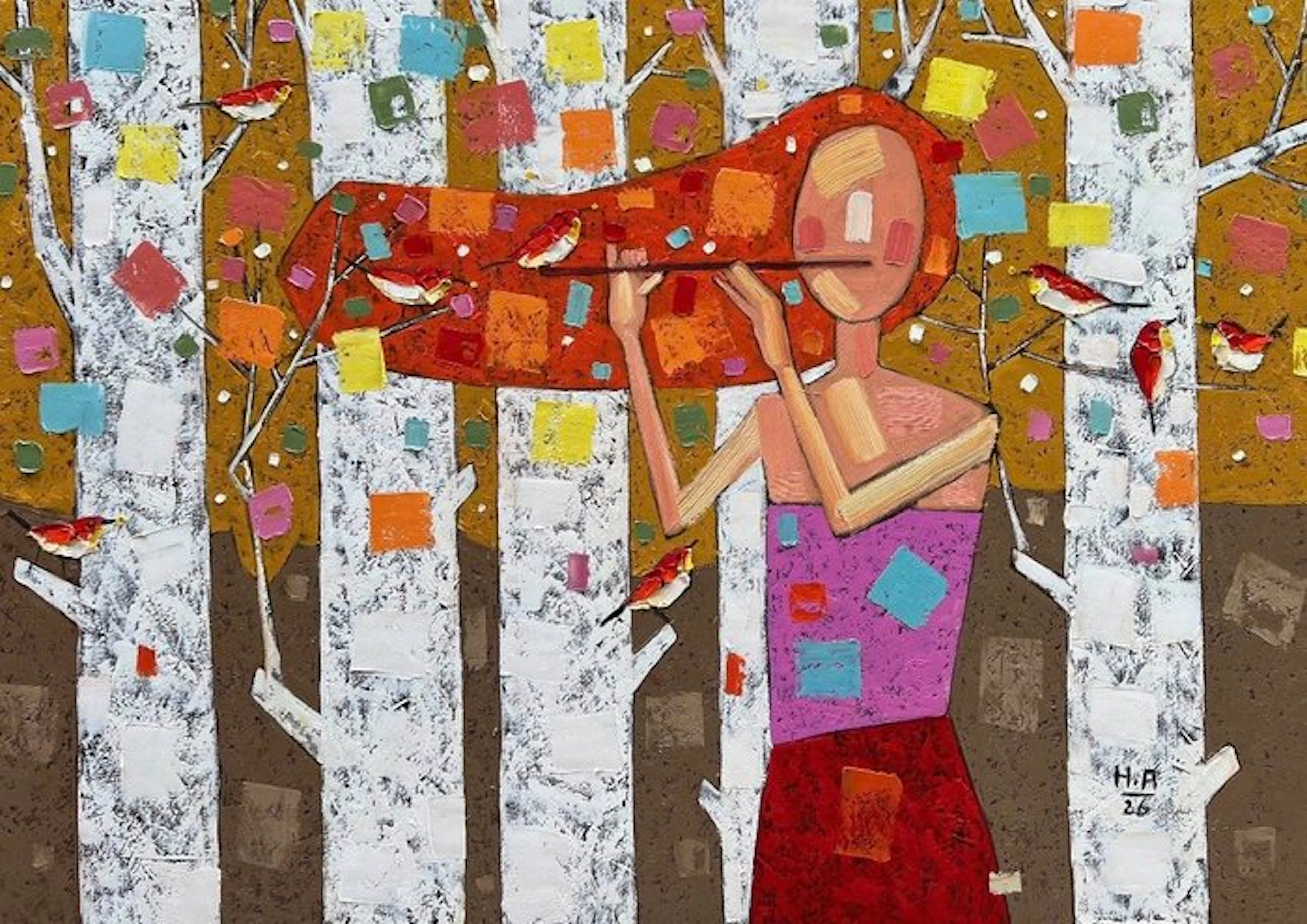 Hoang Anh - Notes de Couleur ↑100 →140 cm