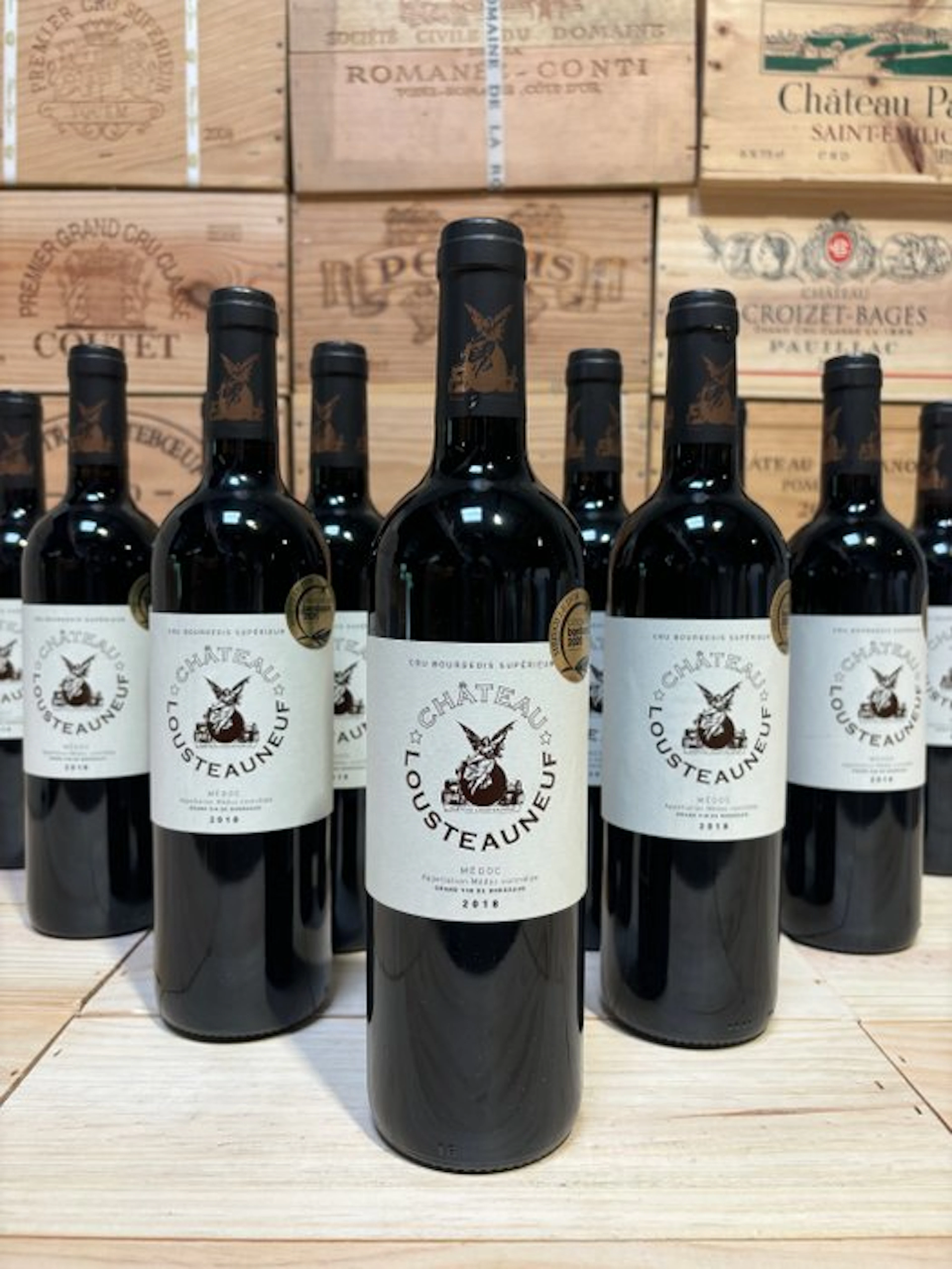 2018 Château Lousteauneuf - Haut-Médoc Cru Bourgeois - 12 Bottles (0.75L)