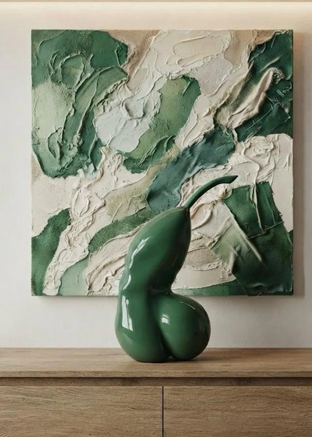 Statuette, La Pera Antropomorfa- Erotic Design - 40 cm - Resin