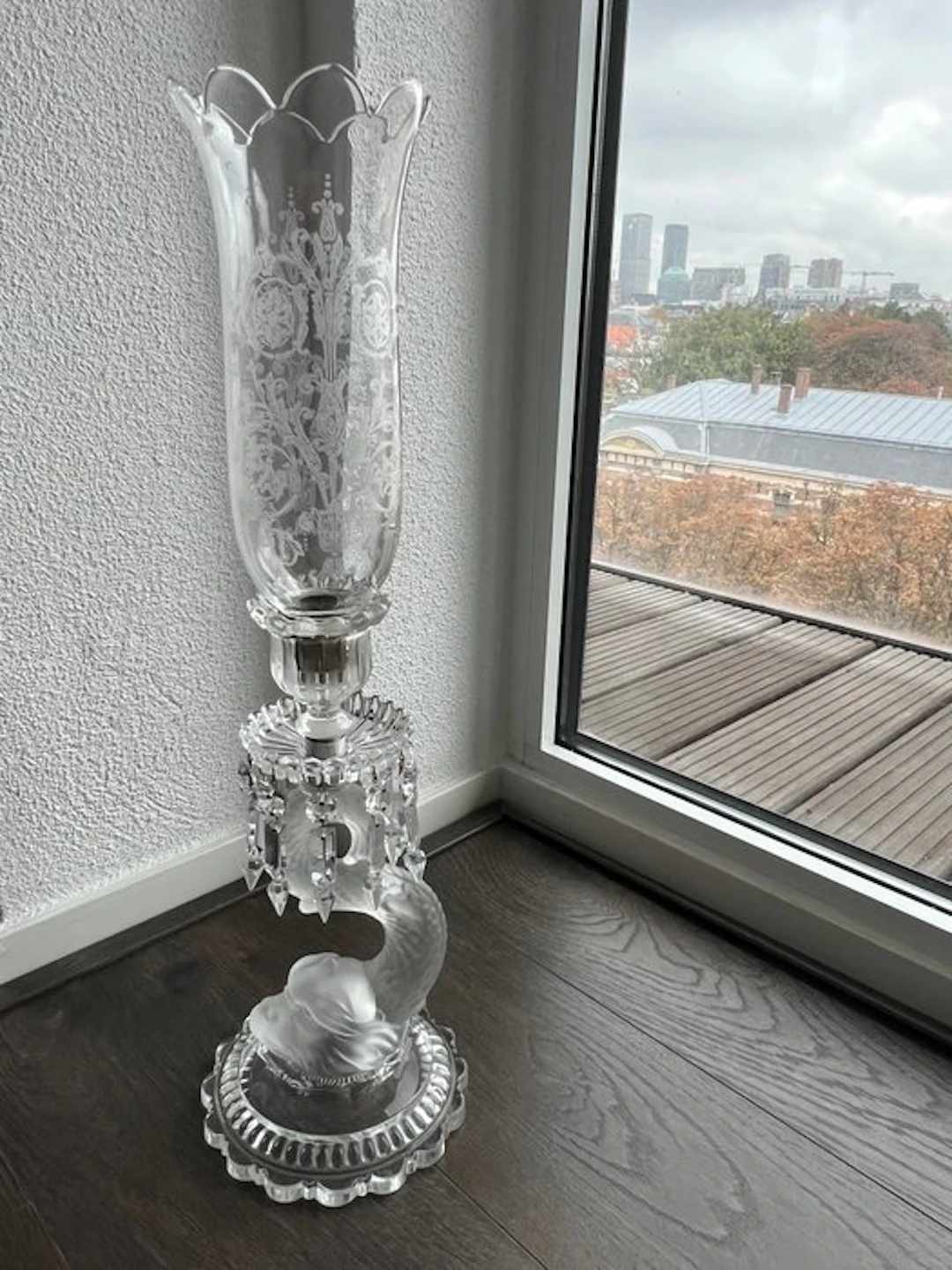 Baccarat - Candleholder Dauphin (Dolphin) - Crystal