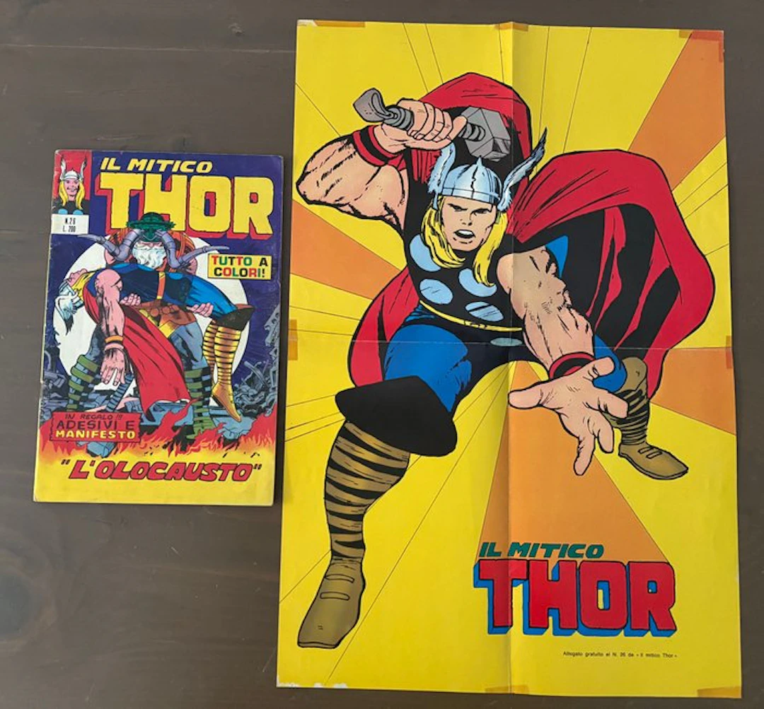 Thor n. 26 con poster - Editoriale Corno - 1 Comic - First edition - 1973