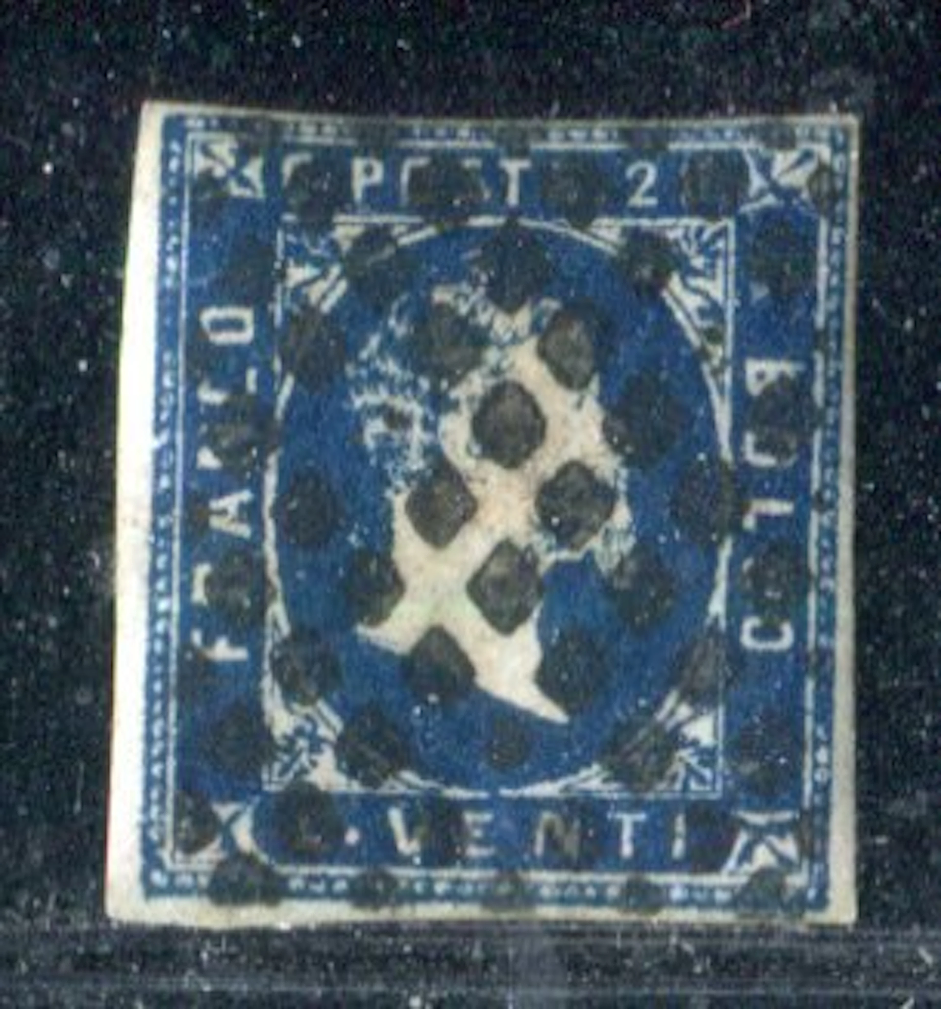 Italian Ancient States - Sardinia 1851 - 20 centesimi, 1st issue. - Sassone 2.