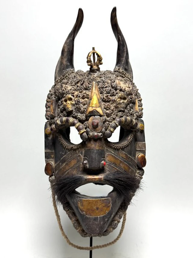 Shaman Tharu Dance Mask - Nepal (No reserve price)
