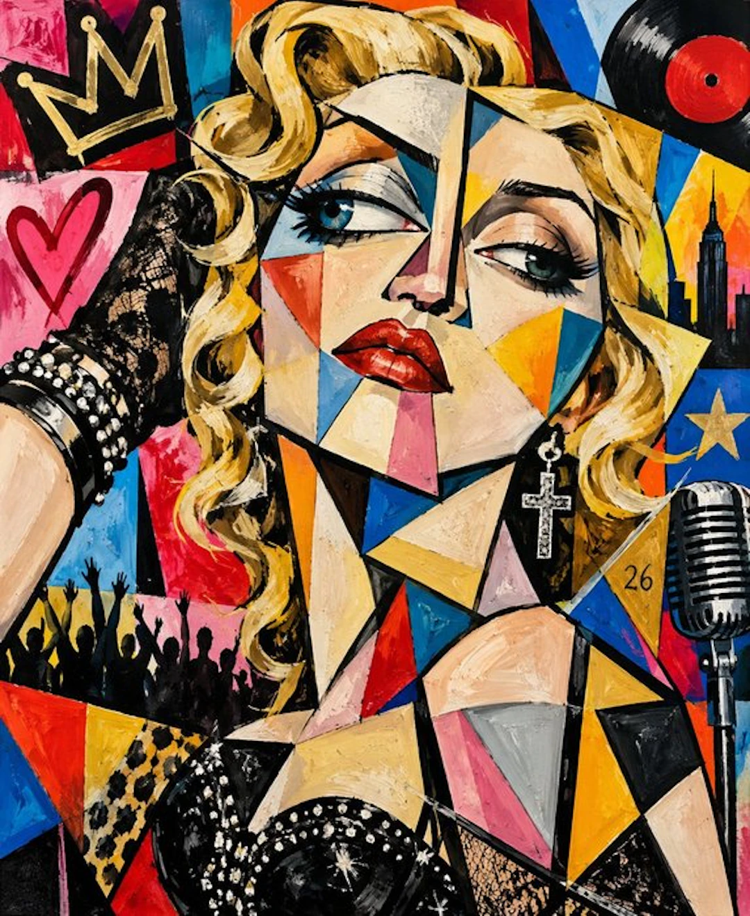 Raffaele De Leo - Madonna Cubismo - 2026 - Fine Art...