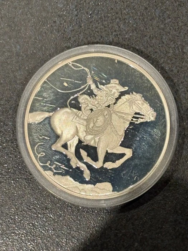 Tintin - "Tintin en Amérique" avec Capsule - 1 silver coin - 1993