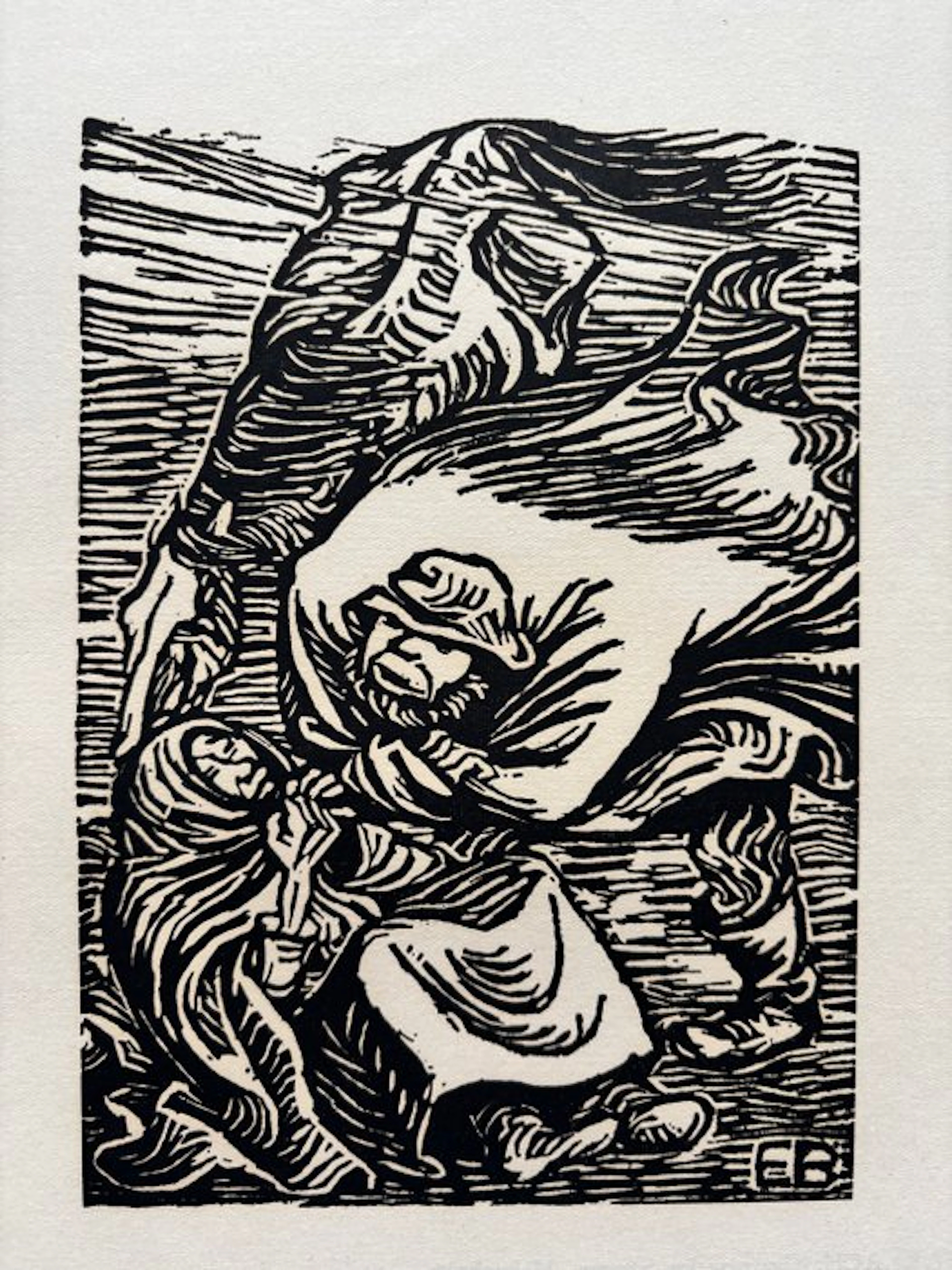 Ernst Barlach (1870-1938) - Gruppe im Sturm